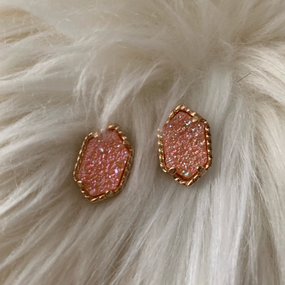 Druzy Stud Earrings - Picture 3 of 4